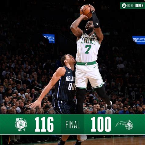 Boston Celtics: Ballgame! #CelticsWin… in 2020 | Boston celtics, Nhl ...