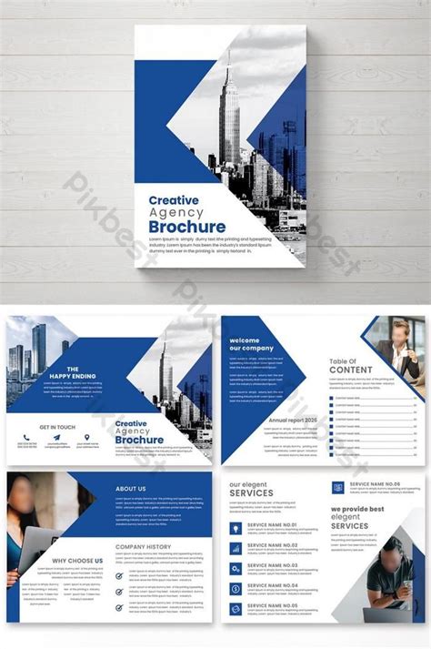 Company Profile Brochure Template,Corporate 8 Pages Brochure Design ...