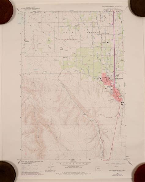 Map of Oregon (Topographic) (91366) - Holabird Western Americana Collections