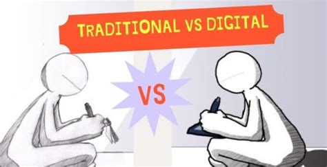 Traditonal Vs Digital Art by Infographic | 10bestgizmo