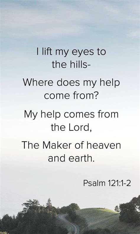 My help comes from the Lord