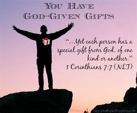 You Have God-Given Gifts - Happy, Healthy & Prosperous