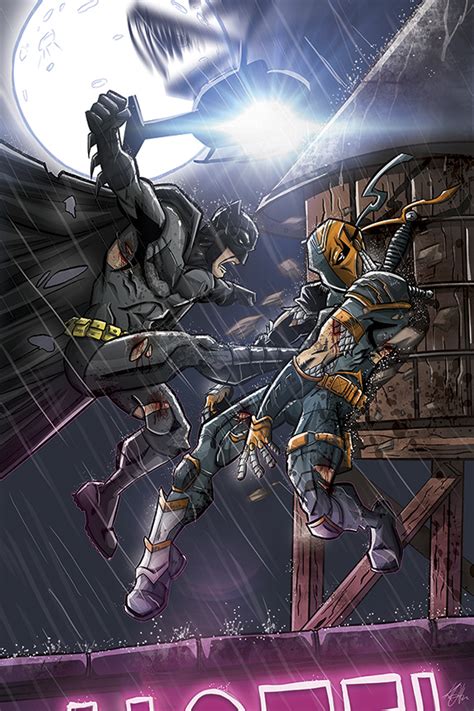 Batman vs Deathstroke poster by Duff03 on DeviantArt