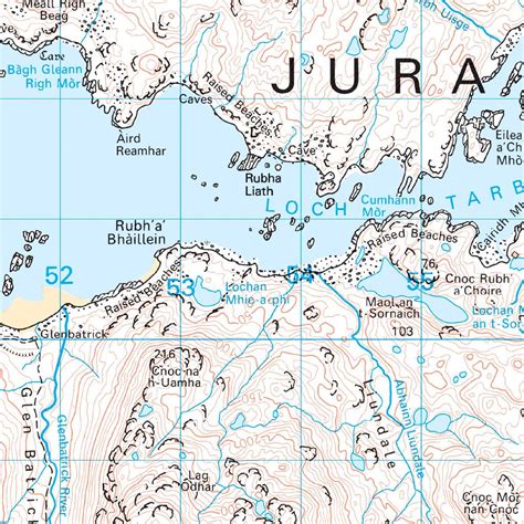 OS Map of Jura & Colonsay | Landranger 61 Map | Ordnance Survey Shop