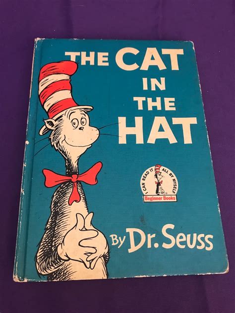 The Cat In The Hat Dr. Seuss 1957 Vintage Books Old Books | Etsy