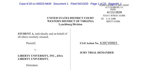 Liberty University lawsuit.pdf | DocDroid