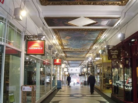 Inside the Piccadilly Arcade - trompe l'ceil ceiling paint… | Flickr
