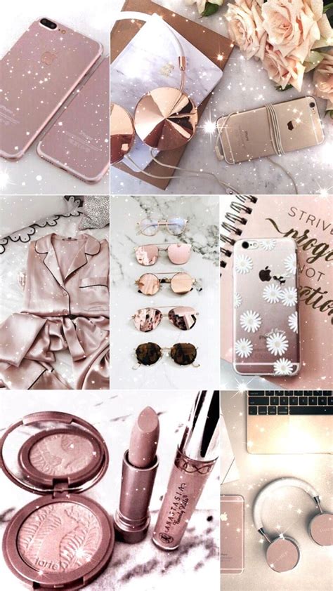 Pin by ŚฬέέȶǸέʂʂ💋 on Phone Wallpapers | Rose gold aesthetic, Rose gold wallpaper, Gold aesthetic