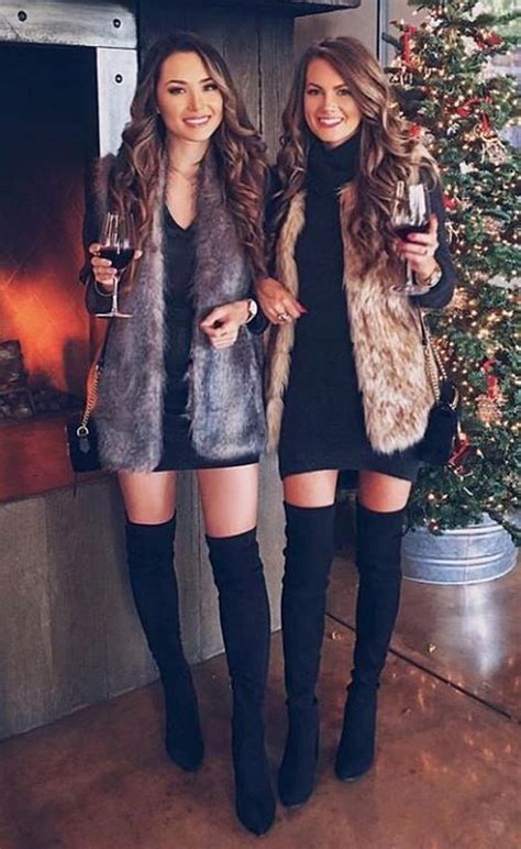 Find out these nice & adorable winter party outfits, Winter clothing | Outfits With Faux Fur ...