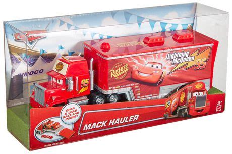 Disney Pixar Cars Mack Hauler 1:55 scale - Lighning McQueen -Walmart Exclusive | Walmart.ca