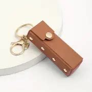 1pc Pu Leather Coin Lipstick Keychain Men | Today's Best Daily Deals | Temu
