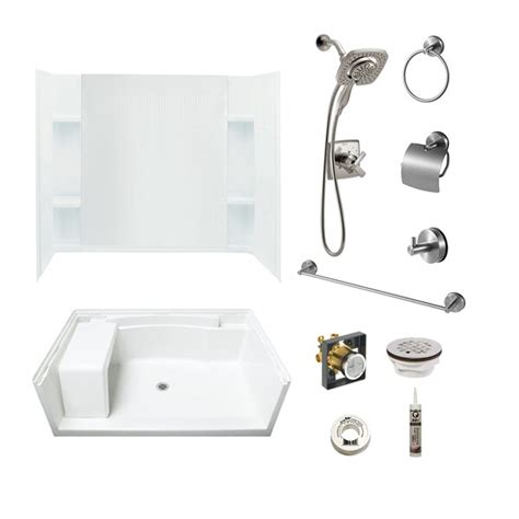 Sterling by Kohler 60" W x 74.5" H Framed Rectangle Shower Stall with ...