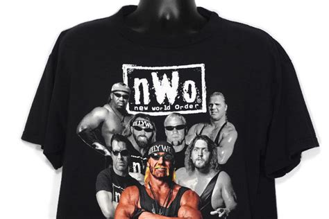 1998 NWO Hulk Hogan Vintage T Shirt WCW Wrestling - Hollywood Hogan - Scott Hall - Kevin Nash ...