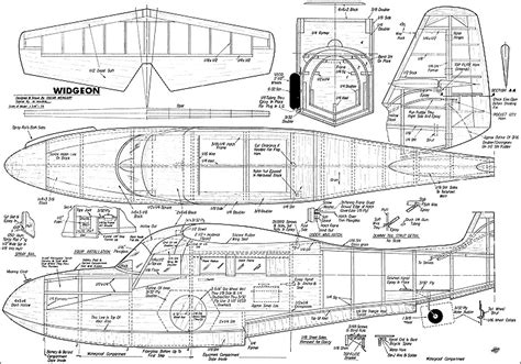 Grumman Widgeon RC 70in Plans - AeroFred - Download Free Model Airplane Plans