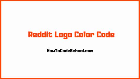 Reddit Logo Color Code