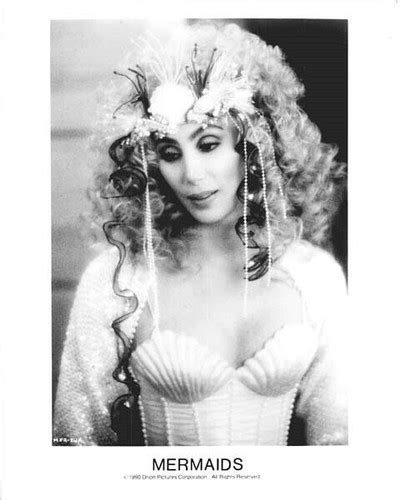 Cher 1990 original 8x10 photo portrait from movie Mermaids - Moviemarket