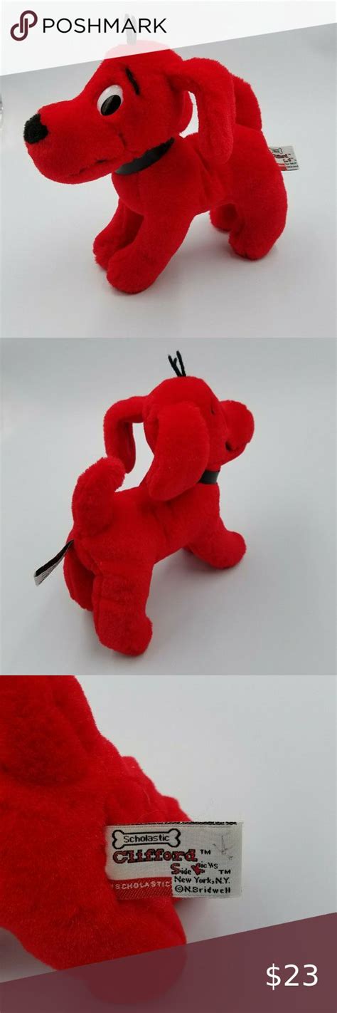 Clifford The Big Red Dog 8″ Plush 2002 Scholastic Clifford The Big Red Dog 8" Standing Plush ...