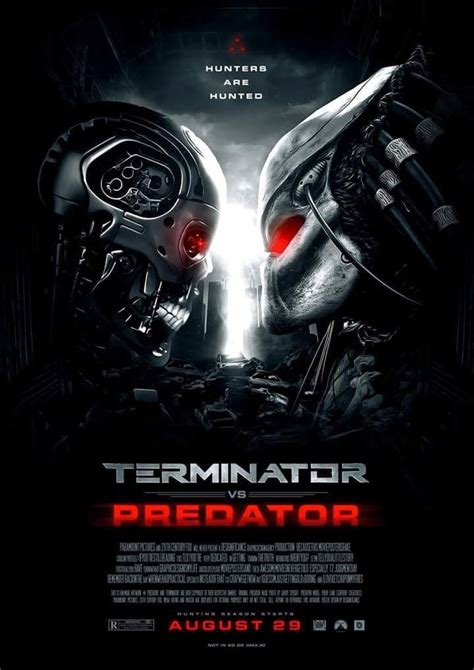 Terminator vs Predator faux movie poster | Terminator, Predator movie ...