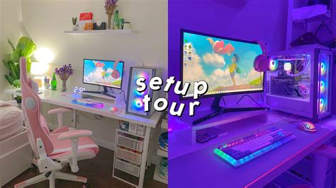 Aesthetic Pink Pc Setup - Point Blank Wallpaper