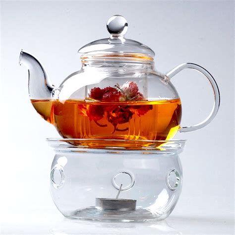 Glass Teapot Warmer-Candle Holder-Drum ESGREEN-Enjoy / Slow / Green