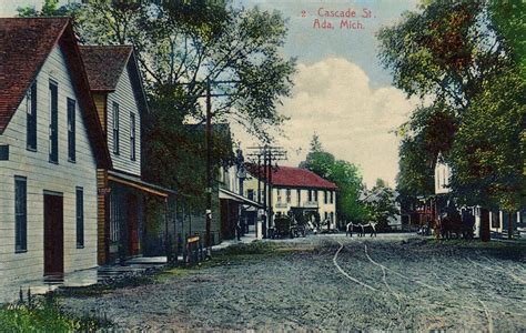 Ada, Michigan Village in 1910 | Michigan, Grand rapids, History