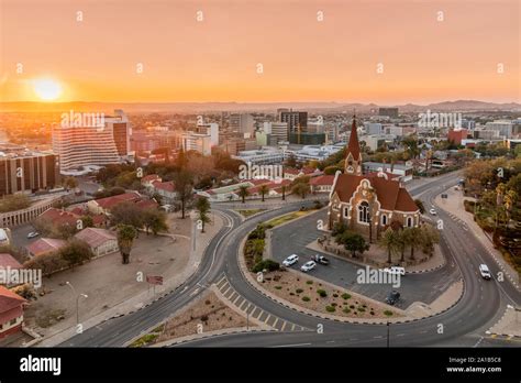 Namibia windhoek skyline hi-res stock photography and images - Alamy