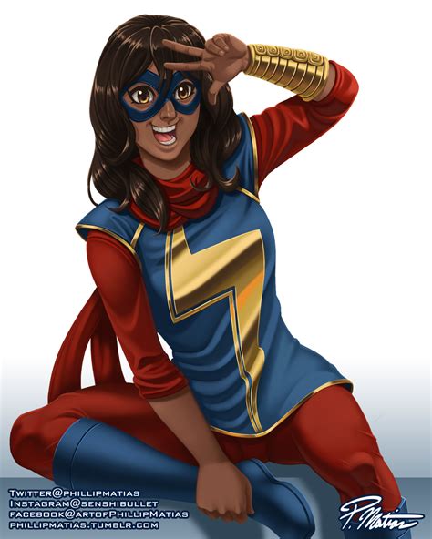 Ms. Marvel - Kamala Khan by PhillipMatias on DeviantArt