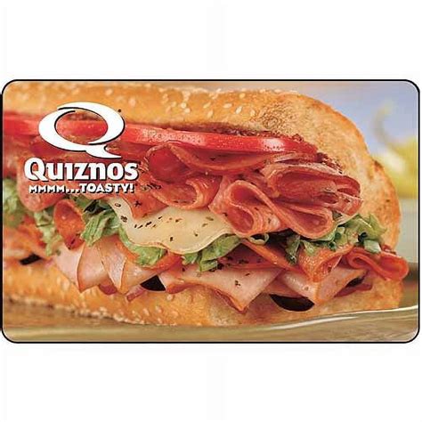 Quiznos Subs $15 Gift Card - Walmart.com