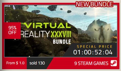 IndiegalaでVirtual Reality XXXVIII Bundle～$3.49で9本