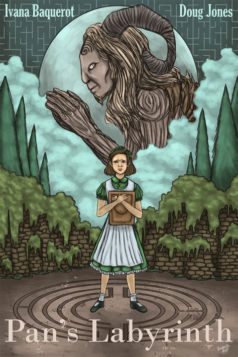 Pan's Labyrinth Movie Poster by UmbrellaKat on DeviantArt