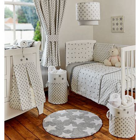 Little Stars Nursery Range | Nursery | ASDA direct | Star nursery, Box room bedroom ideas, Baby bed