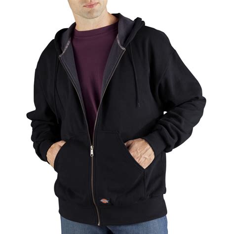 Dickies Men's Thermal Lined Fleece Jacket, Black, XX-Large | Homer's Coat