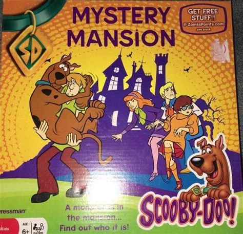 NEW - SCOOBY DOO MYSTERY MANSION BOARD GAME - 2 TO 4 PLAYERS - MADE IN ...