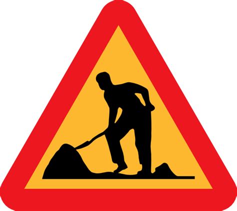 Workman Ahead Roadsign Clip Art at Clker.com - vector clip art online ...