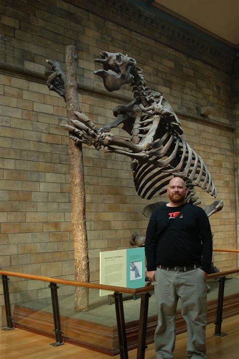 With a Giant Sloth Skeleton | Erik (HASH) Hersman | Flickr