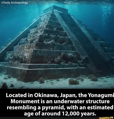 Located in Okinawa, Japan, the Yonagumi Monument is an underwater ...