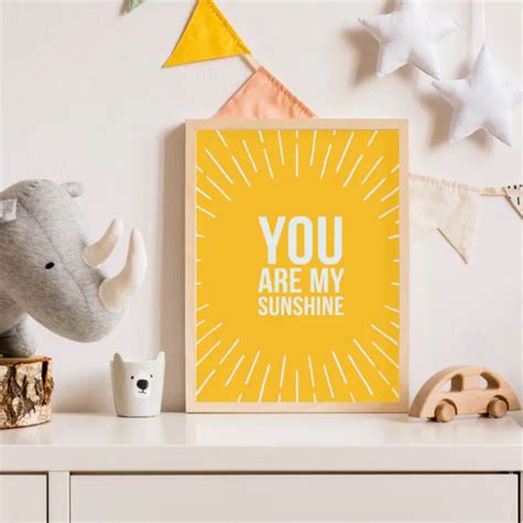 You Are My Sunshine Poster | Zazzle