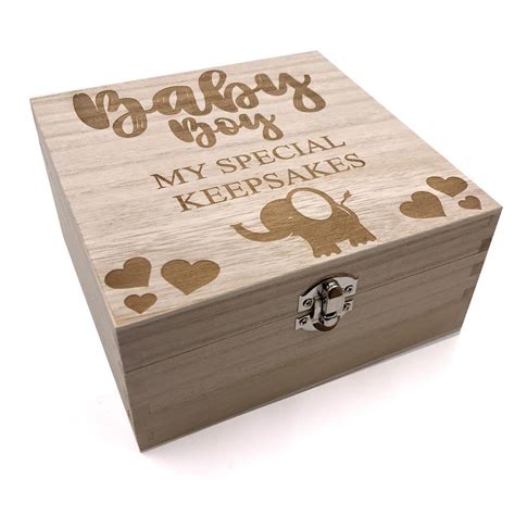 Engraved Wooden Baby Boy Special Keepsake Box or Photo Box Gift SHB-11 5056225324754 | eBay