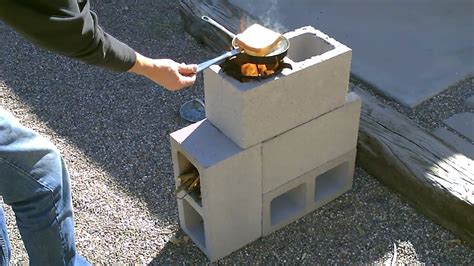 The '4 Block' Rocket Stove! - DIY Rocket Stove - (Concr... | Doovi