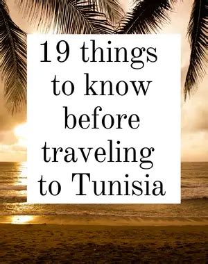 19 things to know before traveling to Tunisia - The Tunisian Way