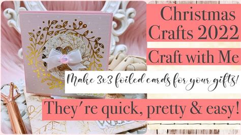 CHRISTMAS CRAFTS 2022 CRAFT WITH ME VIDEO - LET'S HAVE SOME FOILING FUN! - YouTube