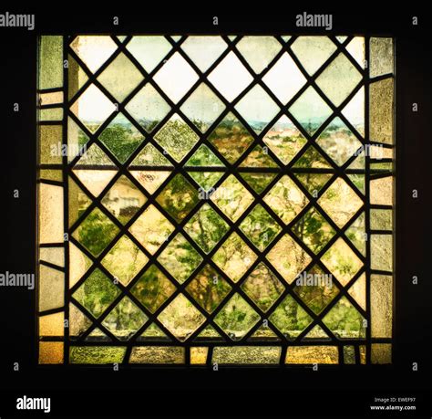 Medieval Stained Glass Window Stock Photo - Alamy