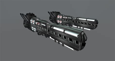 3D Futuristic Railguns by Zarthak on DeviantArt