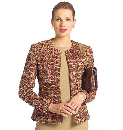 Womens Sewing Pattern Coco Chanel Style Jacket Collarless | Etsy