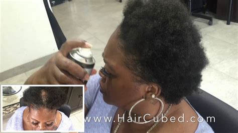 HairCubed® ,Water Wind Rain and Sweat proof Thicken Hair - Fix Thinning African American Hair ...