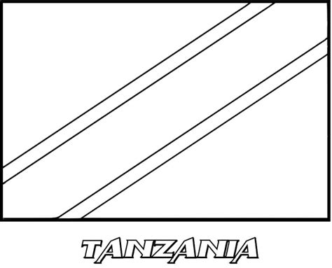 Tanzania coloring pages - ColoringLib