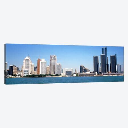 Skyline Detroit MI USA Canvas Art | iCanvas