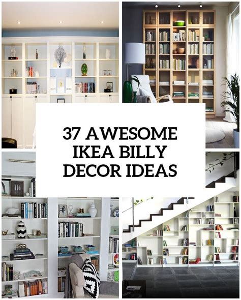 37 Awesome IKEA Billy Bookcases Ideas For Your Home Ikea Billy Bookcase, Ikea Shelves, Built In ...