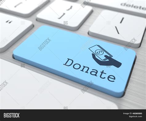 Donate Button Image & Photo (Free Trial) | Bigstock