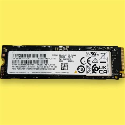 SAMSUNG PM9A1 1TB M.2 NVMe PCIe 4.0x4 2280 SSD MZVL21T0HCLR (980 Pro OEM) $12.50 - PicClick